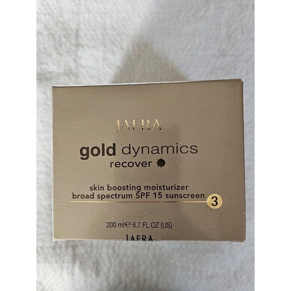 Jafra Gold Dynamics Recover Skin Boosting Moisturizer SPF 15 67 Oz New
